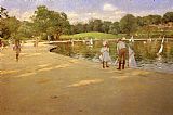 The Lake for Miniature Yachts by William Merritt Chase